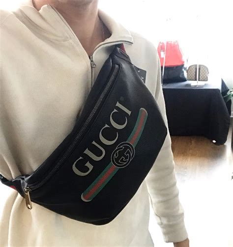 gucci oversized fanny pack.